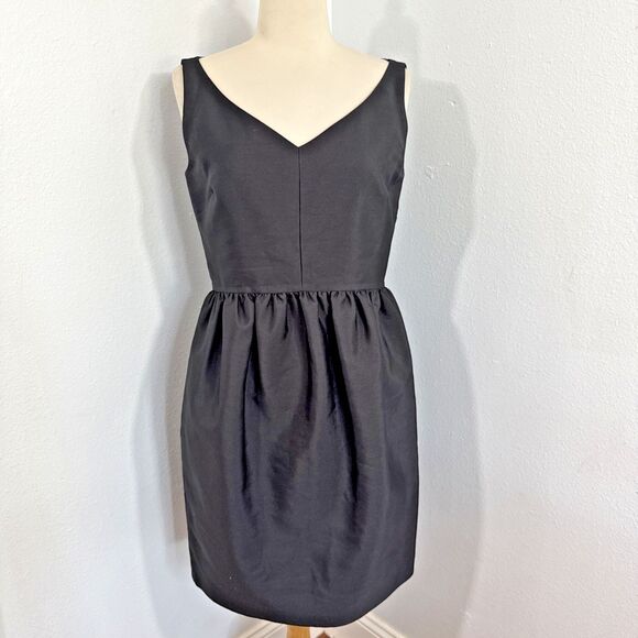 Kate Spade‎ Mini Dress Womens 4 Black Old Money Cocktail Coquette Whimsigoth Y2K - Picture 1 of 10